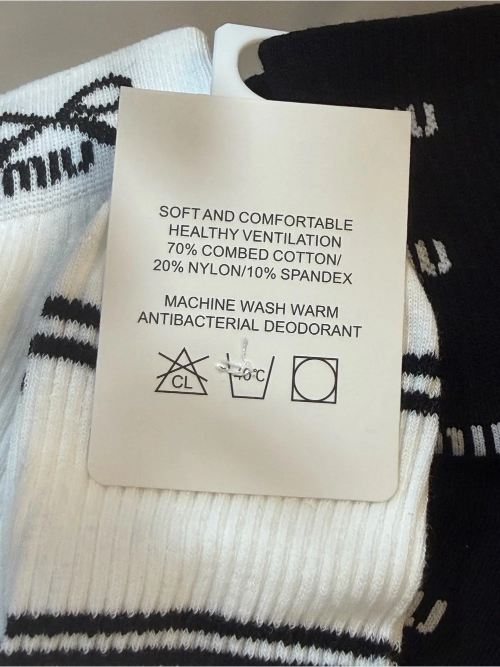 MIU MIU Black & White Pack of 3 Ribbed Casual Socks